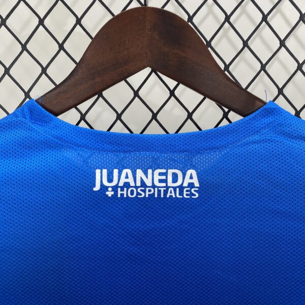 Maglia Mallorca 2024-2025 Blu collo anteriore