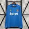 Maglia Napoli Celeste 1987-1988 Manica Lunga