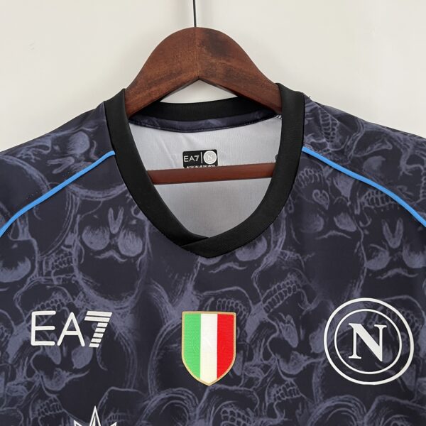 Maglia Napoli Halloween 2023-2024 collo