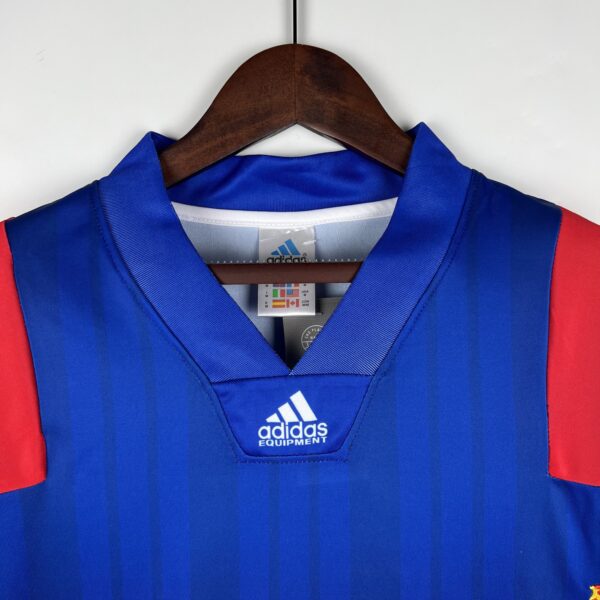 Maglia Retro Francia 1992-1994 Jean Pierre collo anteriore