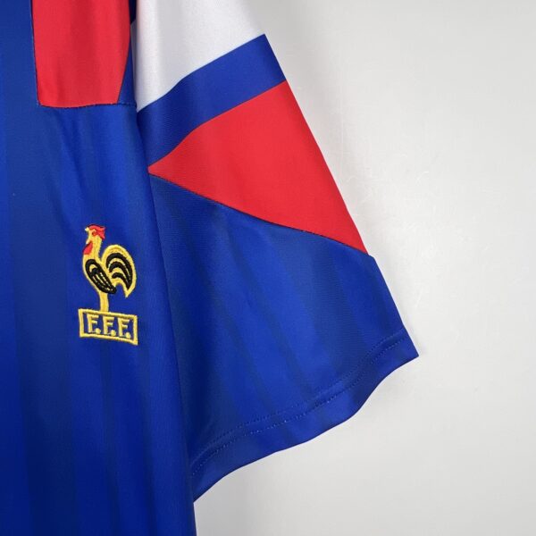 Maglia Retro Francia 1992-1994 Jean Pierre manica