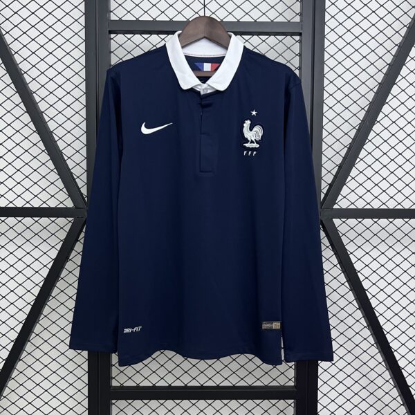 Maglia Retro Francia 2014 Manica Lunga