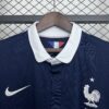 Maglia Retro Francia 2014 Manica Lunga collo anteriore