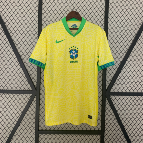 Maglia Brasile Neymar 2024 Prima Divisa versione fan