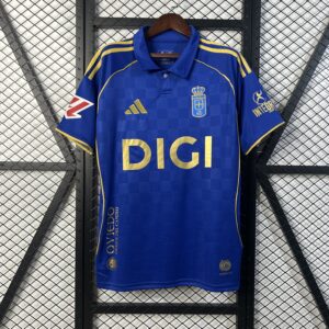 Maglia Real Oviedo blu 2025-2026
