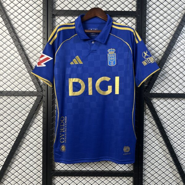 Maglia Real Oviedo blu 2025-2026
