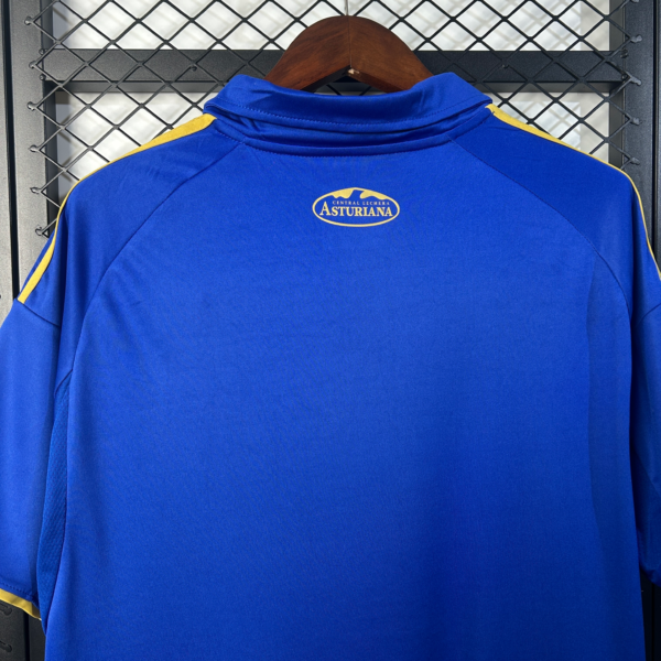 Maglia Real Oviedo blu 2025-2026 collo anterioreanterior