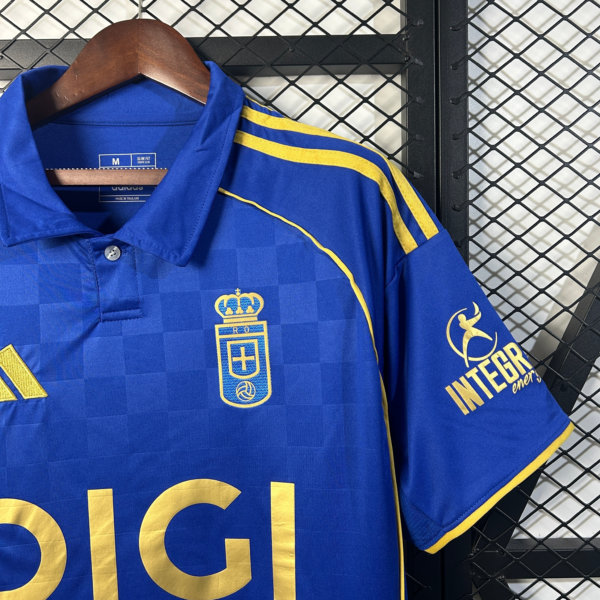 Maglia Real Oviedo blu 2025-2026 manica