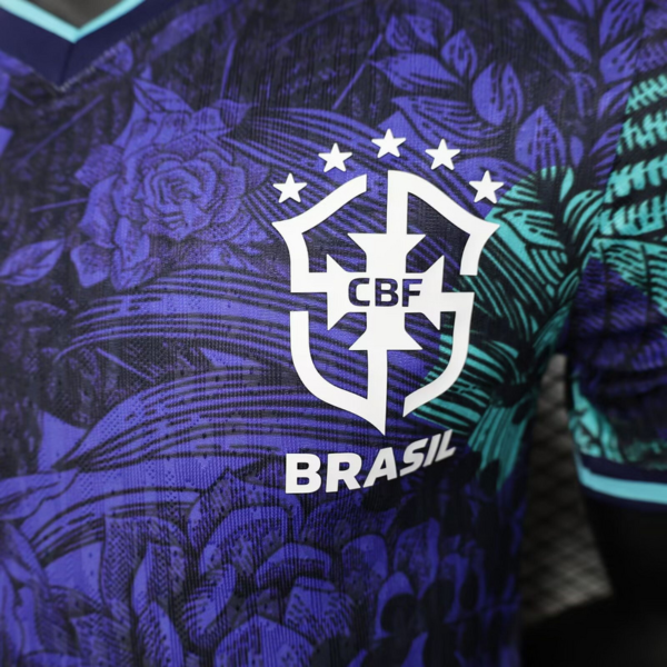 maglia viola Brasile 2025-2026 stemma