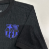Maglia nera FC Barcellona 2025-2026 manica