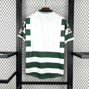 maglia retrò Ronaldo Sporting Lisbona 2000-2001 dorso