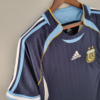 Maglia retro blu Argentina 2006 spalla