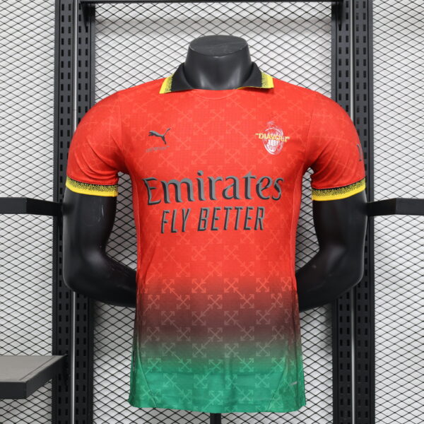 Maglia rossa AC Milan 2025-2026