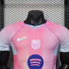 Maglia rosa FC Barcelona 2025-2026 collo