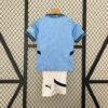 Completino bambino celeste Manchester City 2024-2025 con numero