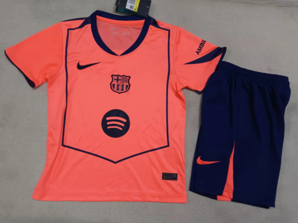 Completo bambino arancione FC Barcelona 2025-2026