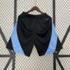 Pantaloncini Argentina 2024 nero con numero