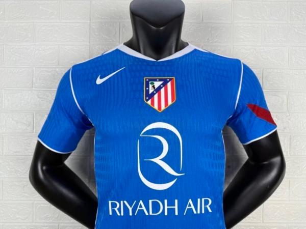 Maglia Atletico Madrid 2025-2026 Blu collo