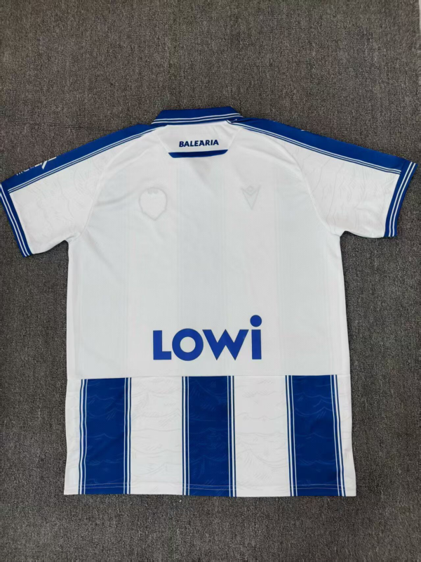 Maglia Levante blu/bianca 2025-2026 con numero