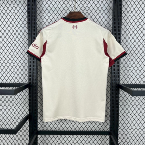 Maglia Liverpool bianca 2025-2026 con numero