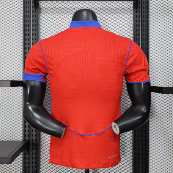 Maglia Paris Saint Germain rossa 2025-2026 dorso