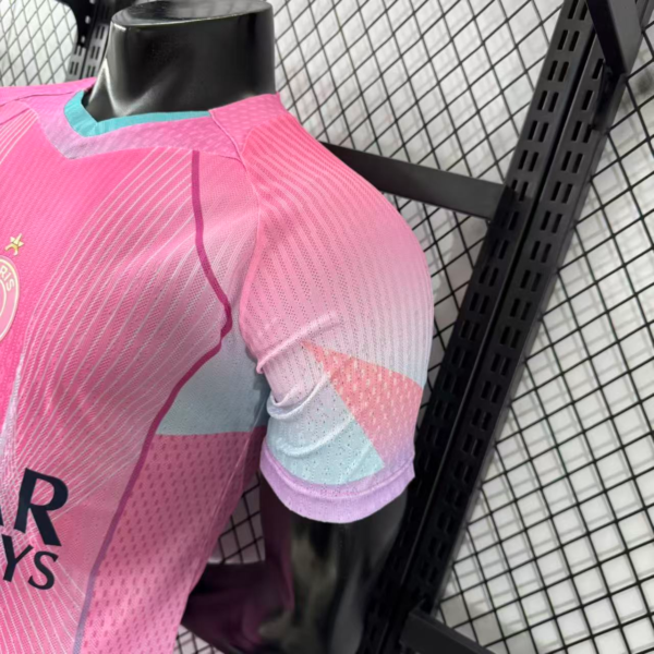 Maglia Paris Saint-Germain rosa 2025-2026 manica