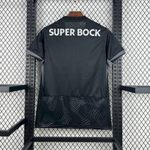 Maglia Sporting Lisbona nera 2025-2026 dorso