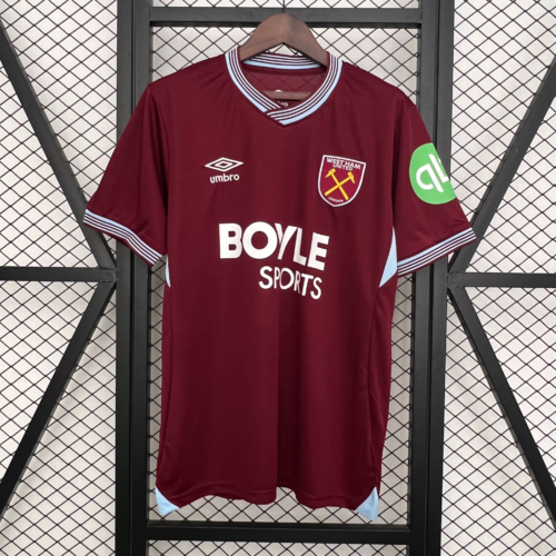 Maglia West Ham rossa 2025-2026