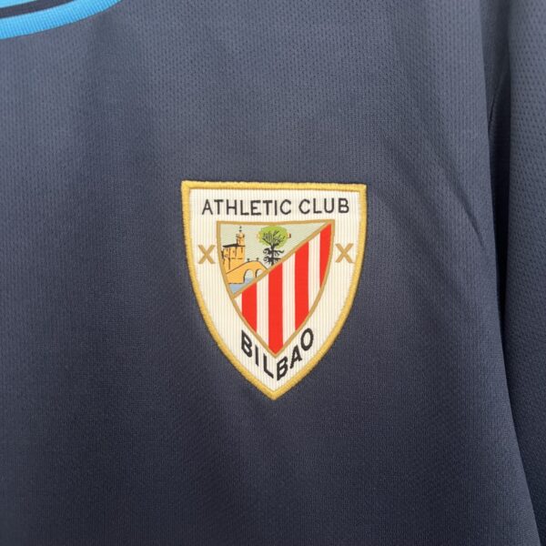 Maglia blu Athletic Bilbao 2025-2026 stemma