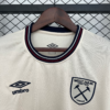 Maglia beige West Ham 2025-2026 petto
