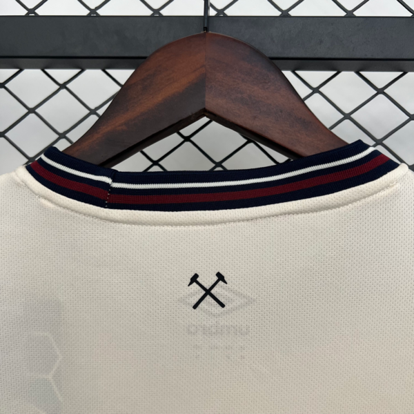 Maglia beige West Ham 2025-2026 collo