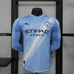 Maglia Manchester City 2025-2026 prima divisa manica lunga