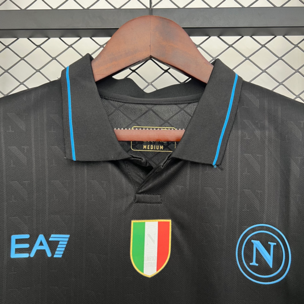 Maglia nera Napoli 2025-2026 collo