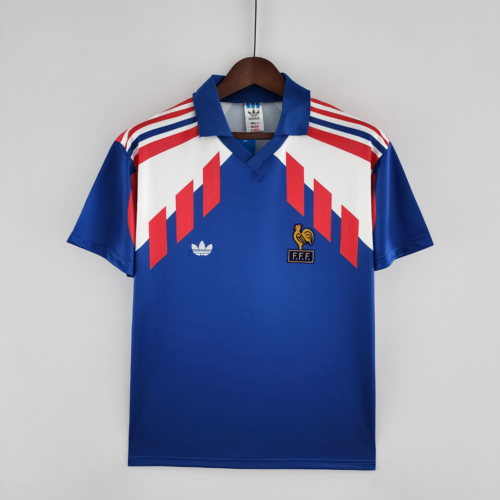 Maglia rétro Francia Éric Cantona 1988-1990