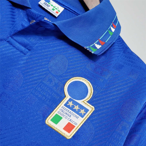 Maglia retro Italia Roberto Baggio 1994 stemma