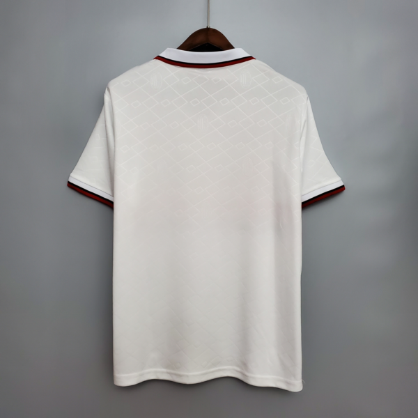 Maglia retrò bianca AC Milan 1993-1994 con numero