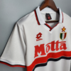 Maglia retrò bianca AC Milan 1993-1994 con spalla