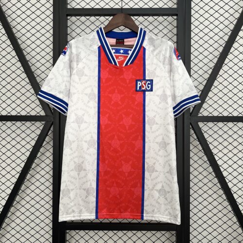 Maglia retrò bianca Paris Saint Germain 1994-1995