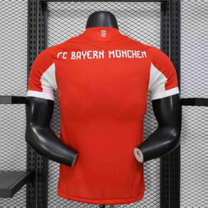 Maglia rossa Bayern Monaco 2025-2026 dorso