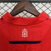 Maglia rossa CA Osasuna 2025-2026 collo anteriore