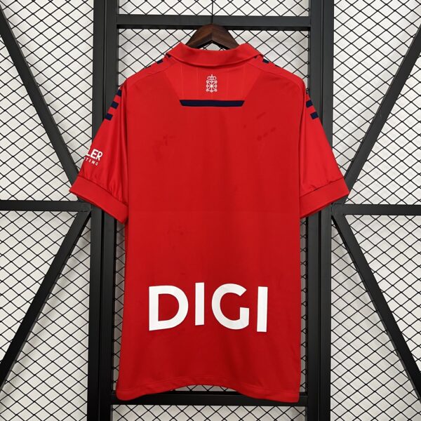 Maglia rossa CA Osasuna 2025-2026 dorsale