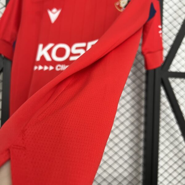 Maglia rossa CA Osasuna 2025-2026 laterale