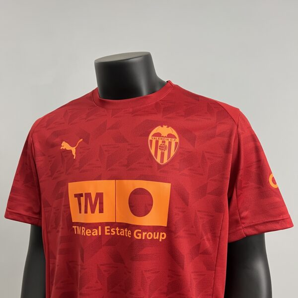 Maglia rossa Valencia CF 2025-2026 collo