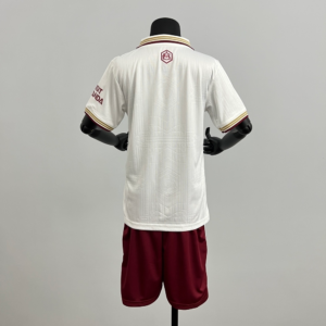 Completo bambino Arsenal bianco 2025-2026 con numero