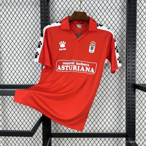 Maglia Retro Real Oviedo 1990-1991 Rossa
