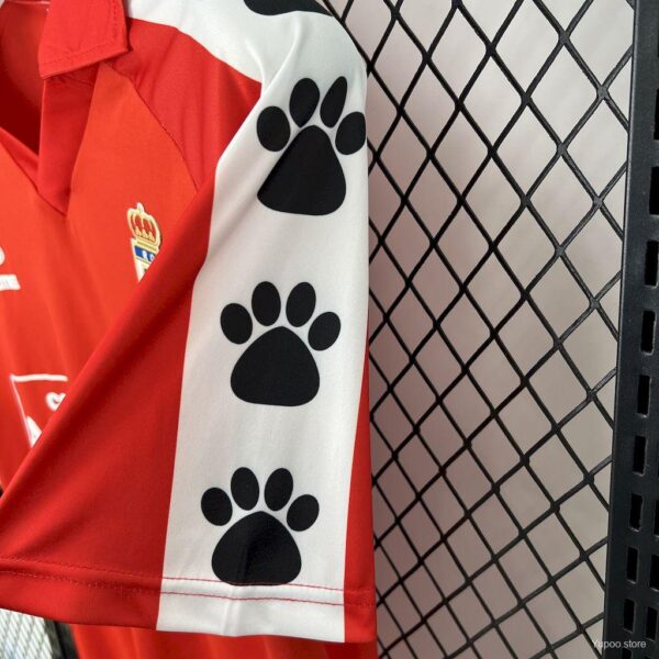 Maglia Retro Real Oviedo 1990-1991 Rossa manica