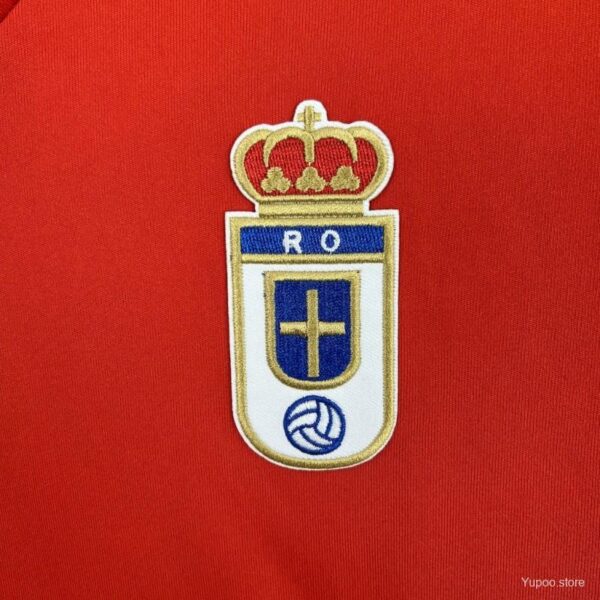 Maglia Retro Real Oviedo 1990-1991 Rossa stemma