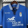 Maglia Retro Real Oviedo 1996-1997 Blu collo