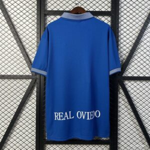 Maglia Retro Real Oviedo 1996-1997 Blu dorsale