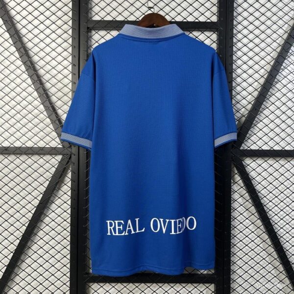 Maglia Retro Real Oviedo 1996-1997 Blu dorsale